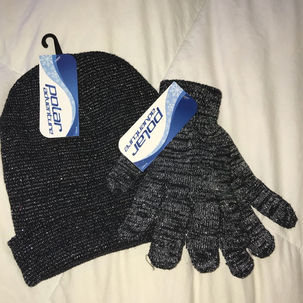 Beanie and gloves